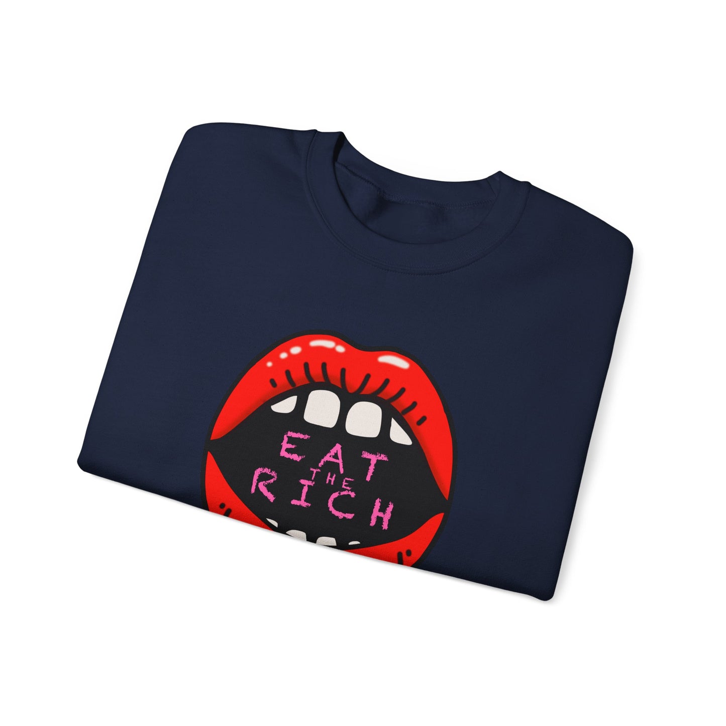 "Eat the Rich" Unisex Heavy Blend™ Crewneck Sweatshirt