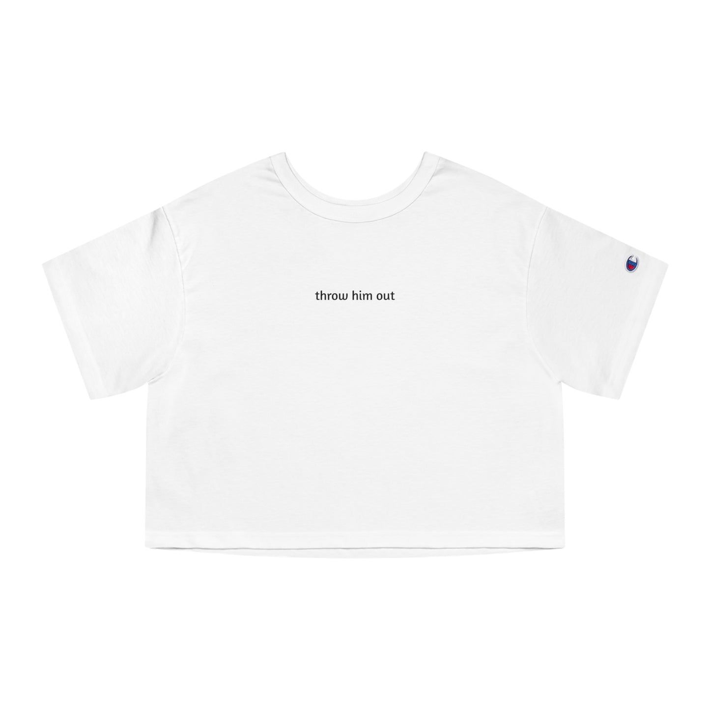 "men are trash" Champion Women's Heritage Cropped T-Shirt