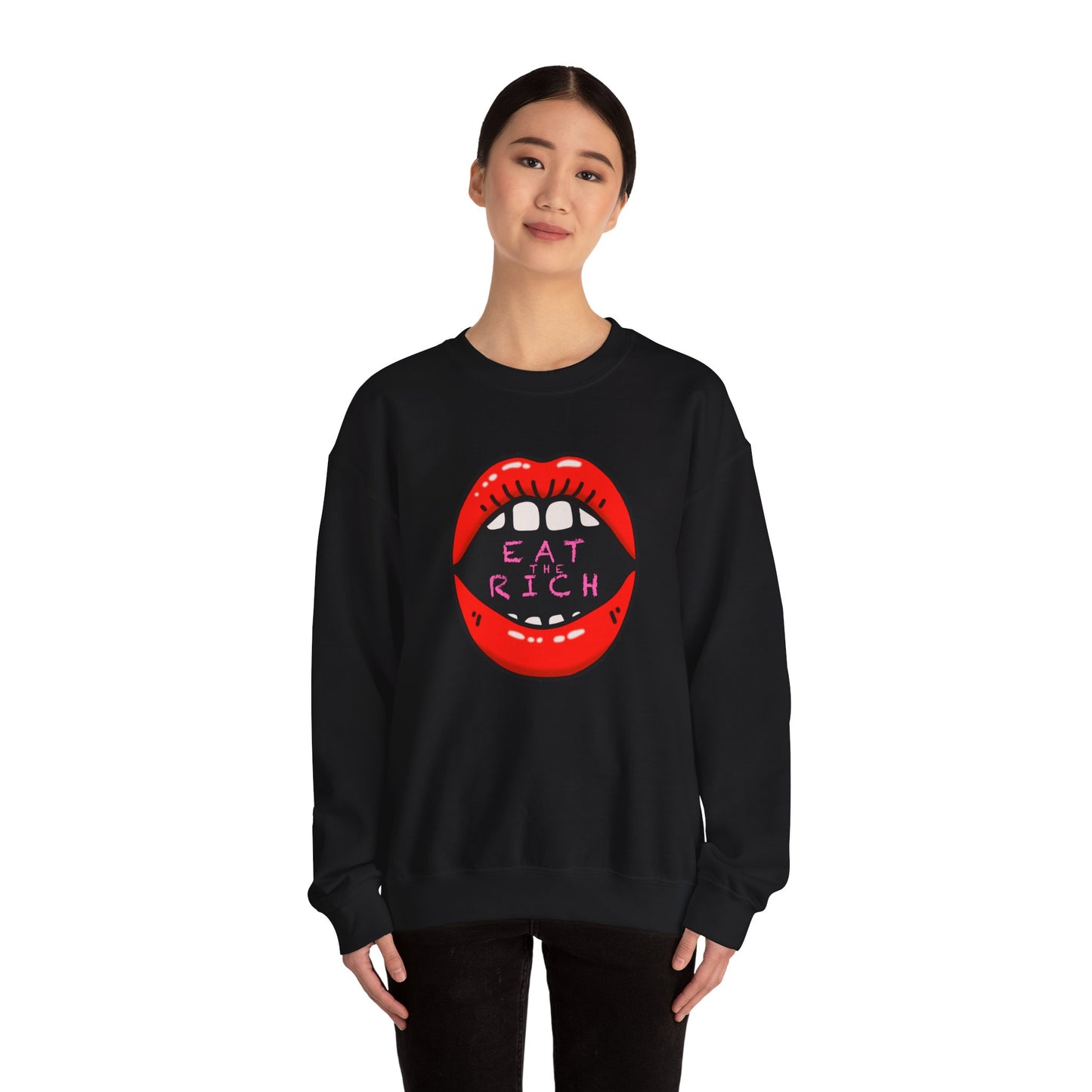 "Eat the Rich" Unisex Heavy Blend™ Crewneck Sweatshirt