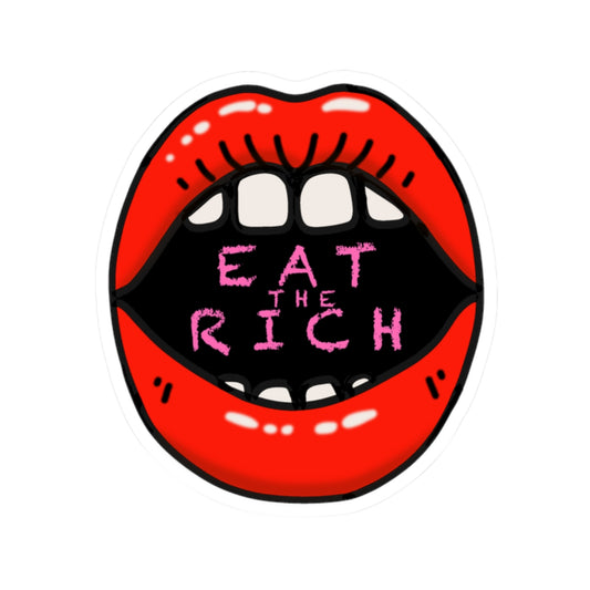 "Eat the Rich" Kiss-Cut Stickers