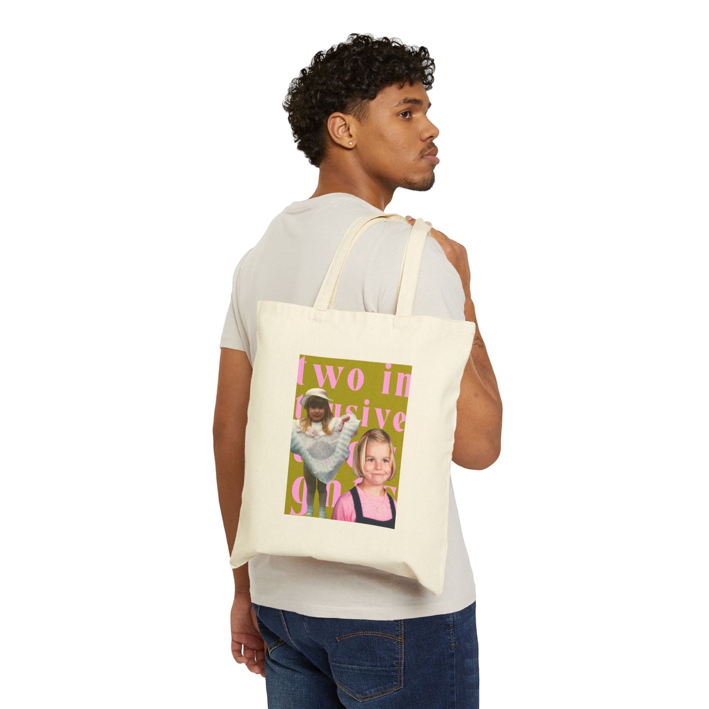 "two intrusive thoughts" Cotton Canvas Tote Bag