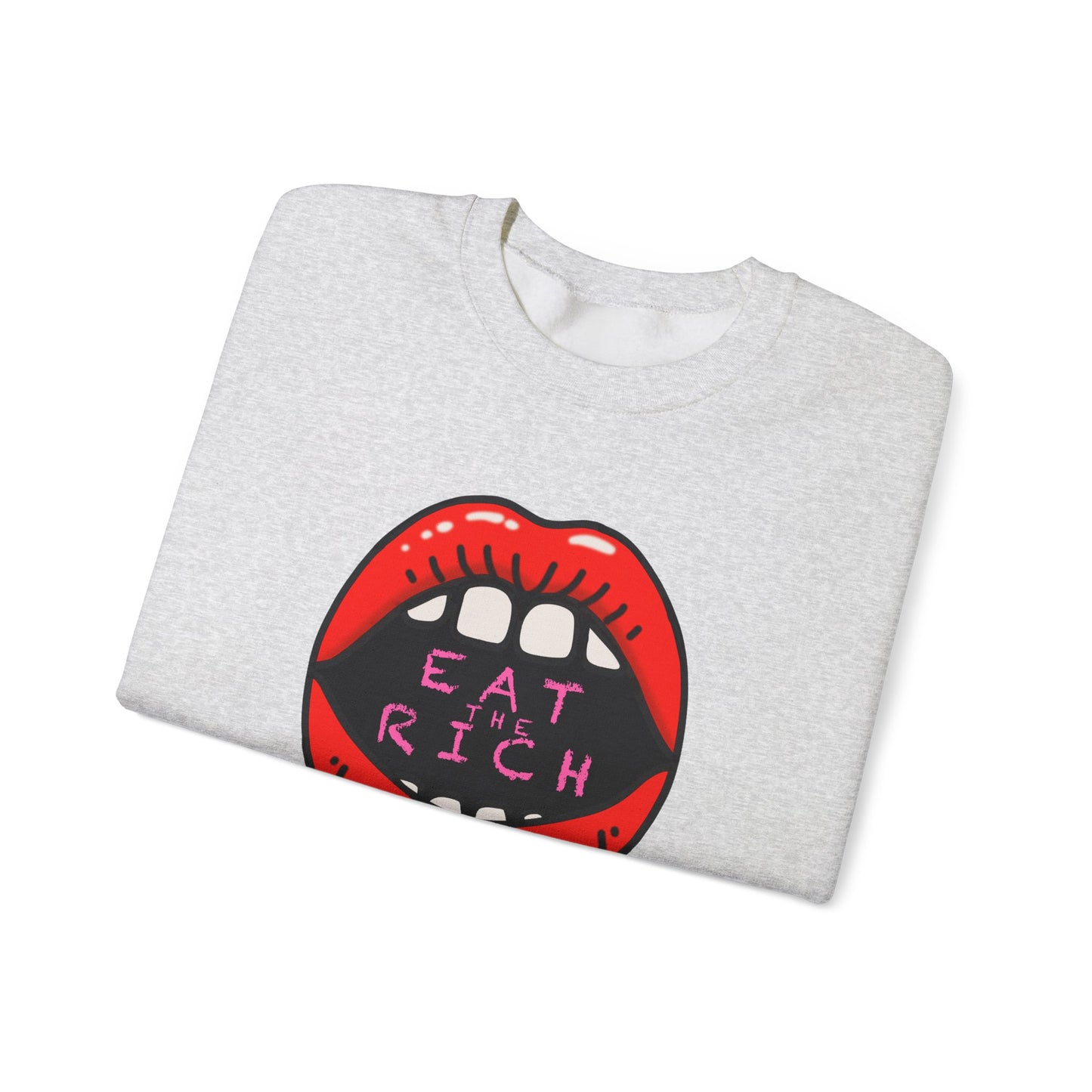 "Eat the Rich" Unisex Heavy Blend™ Crewneck Sweatshirt