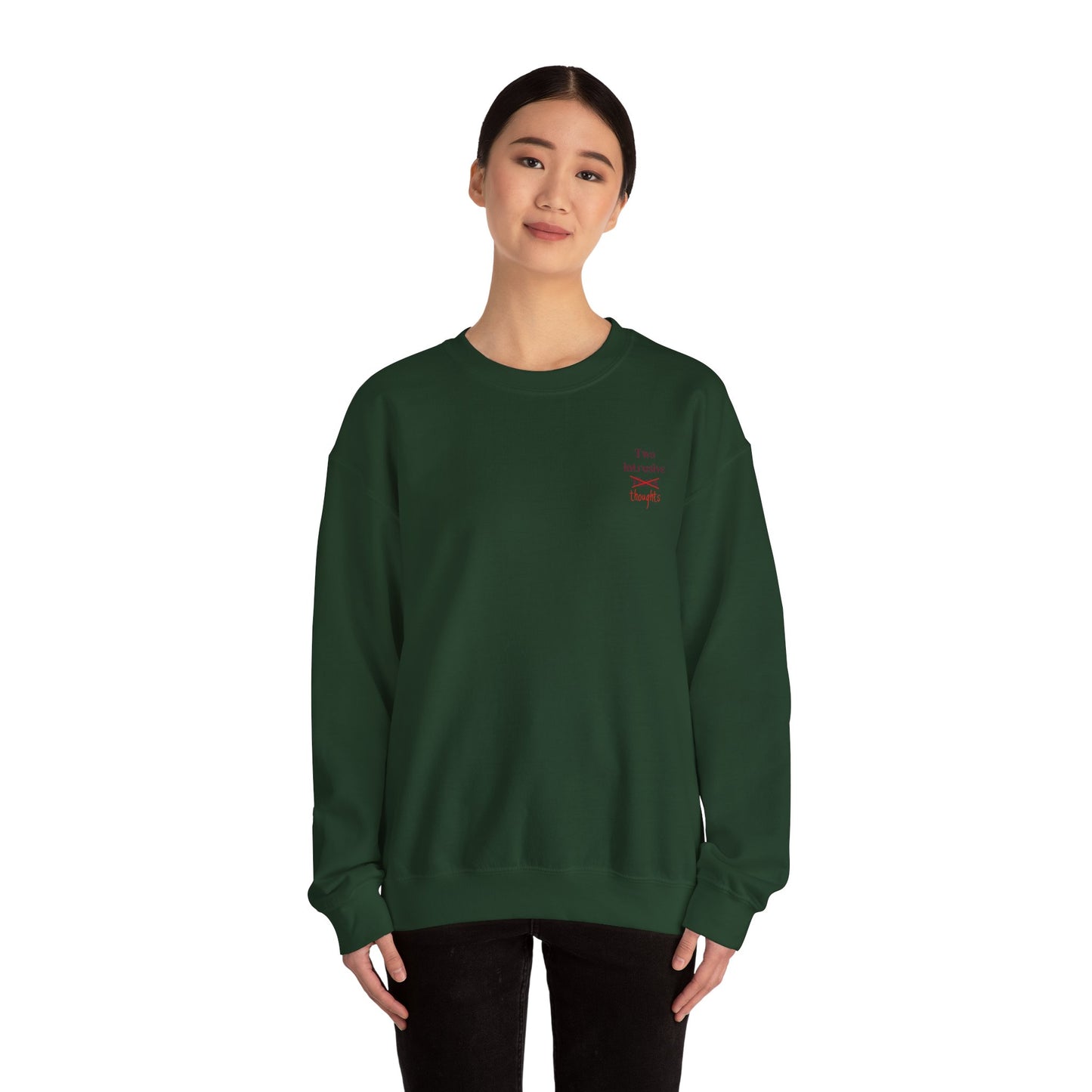 "two intrusive thoughts" Unisex Heavy Blend™ Crewneck Sweatshirt